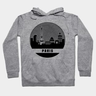 Paris France Skyline Hoodie